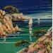 Painting Le grand plongeon by Corbière Liisa | Painting Figurative Landscapes Oil