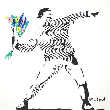 Peinture Banksy Marilyn par Wawapod | Tableau Pop Art Acrylique icones Pop, minimaliste, Portraits