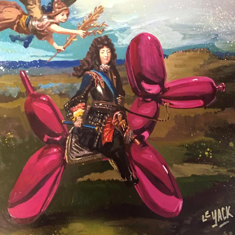 Painting Louis XIV Balloon Dog by Le Yack | Painting Pop-art Pop icons