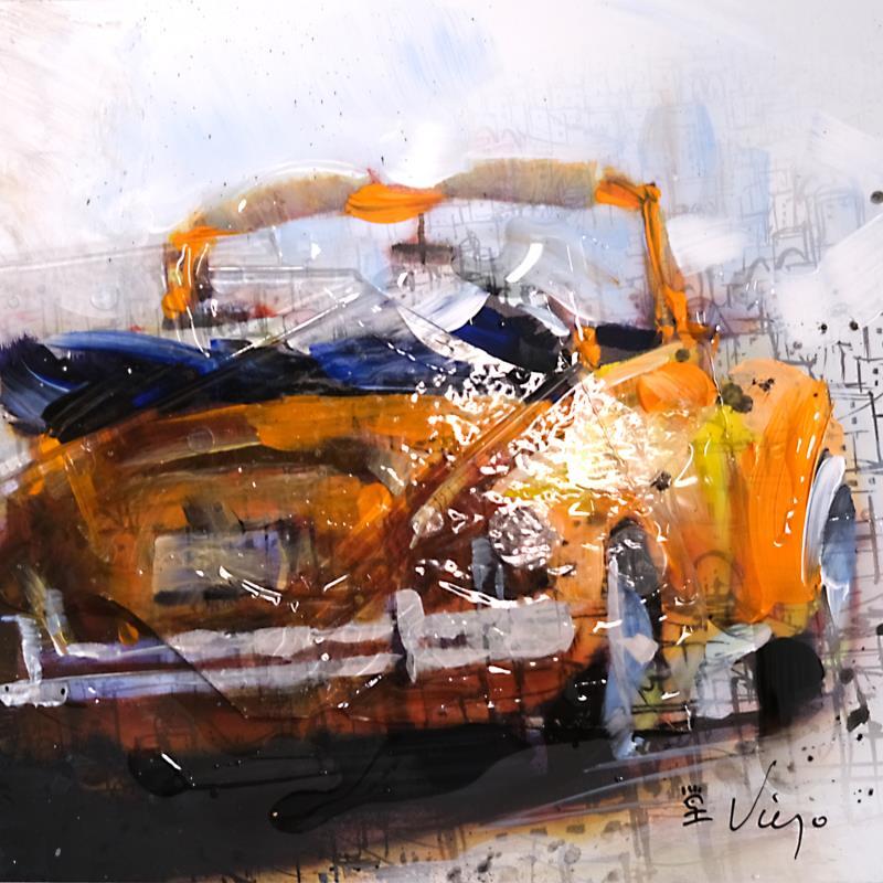 Painting COX by Viejo Philippe  | Painting Figurative Urban Mixed