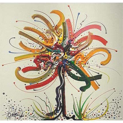 Painting L'arbre de l'émotion by Fonteyne David | Painting Figurative Oil Minimalist