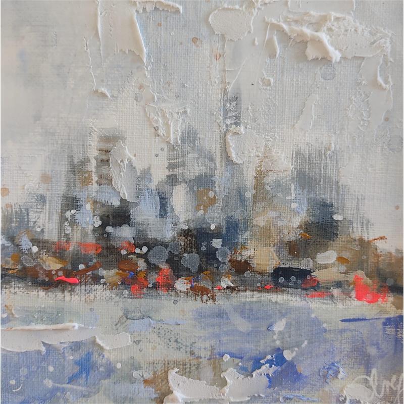 Painting Manhattan view 2 by Solveiga | Painting Figurative Acrylic Urban