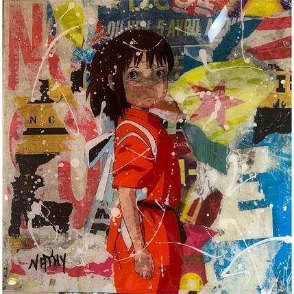 Painting L'étoile de Chihiro by Nathy | Painting Pop art Mixed Pop icons