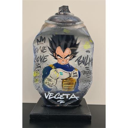 Sculpture Vegeta by Kedarone | Sculpture Recycling Recycled objects