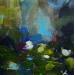Peinture Water lilies V par Solveiga | Tableau Figuratif Acrylique