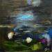 Peinture Water lilies VI par Solveiga | Tableau Figuratif Acrylique