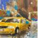 Gemälde My Yellow cars 16 von Solveiga | Gemälde Figurativ Acryl
