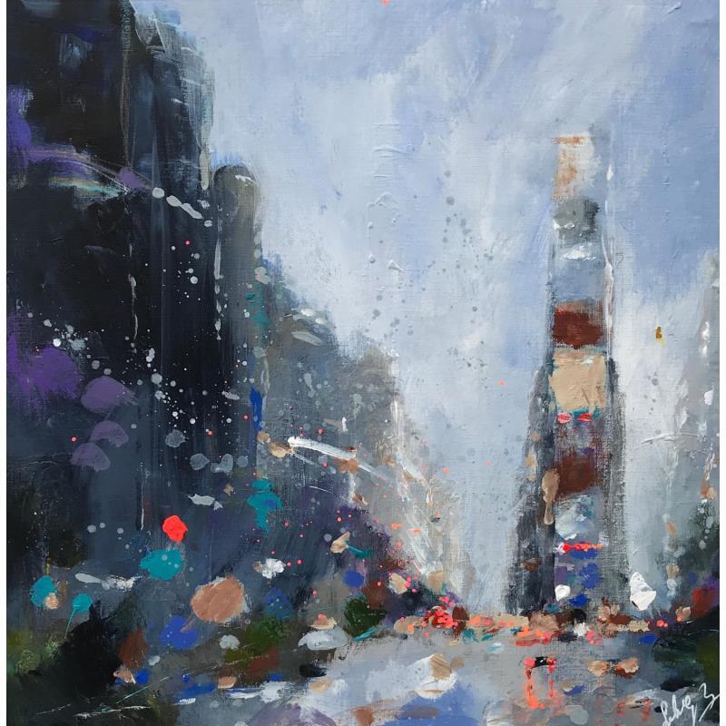 Painting New York 45 by Solveiga | Painting Figurative Urban Acrylic