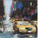 Painting NYC by Solveiga | Painting Figurative Urban Acrylic