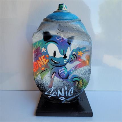 Sculpture Sonic by Kedarone | Sculpture Recycling Recycled objects