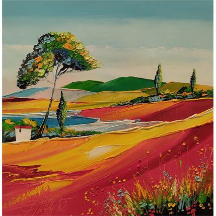 Painting La Rivière by Fonteyne David | Painting Figurative Oil Landscapes