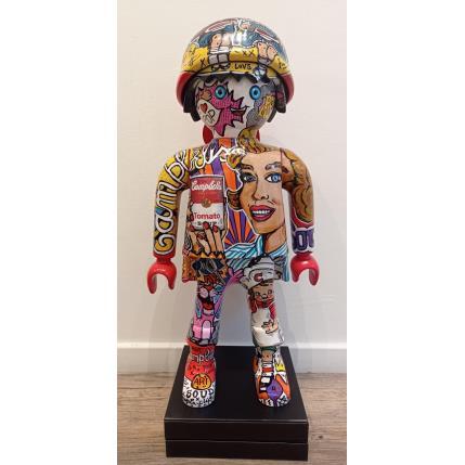 Sculpture Campbell by Frany La Chipie | Sculpture Pop art Mixed, Recycled objects Pop icons