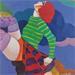 Painting Flight by Petrov Ivo | Painting Figurative Portrait Life style Oil