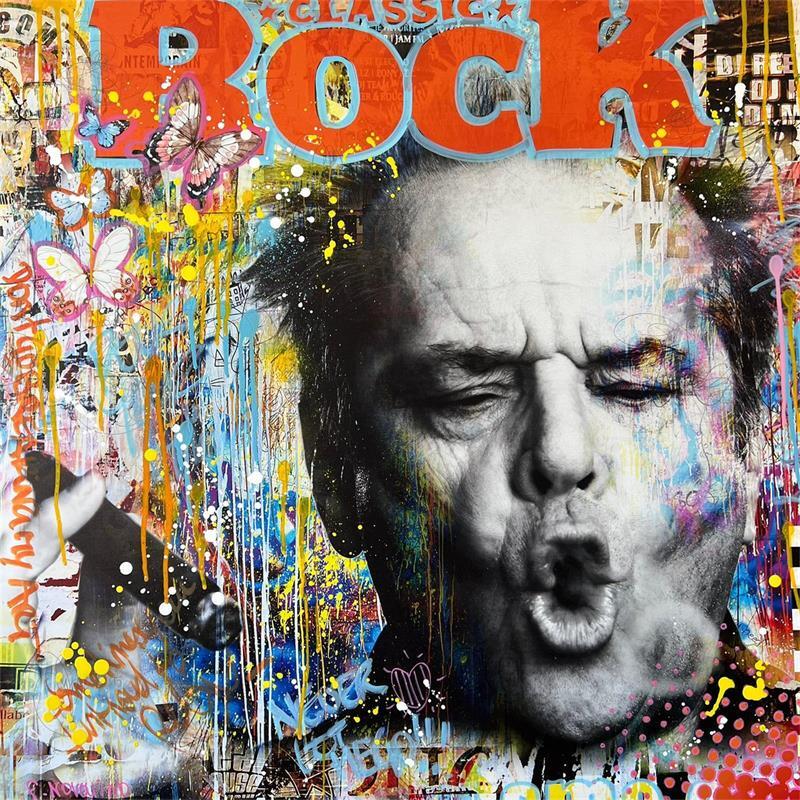 Painting Relax Jack by Novarino Fabien | Painting Pop-art Pop icons