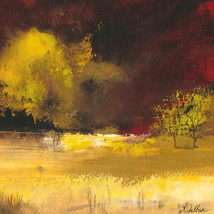 Painting Après l'orage 2 by Dalban Rose | Painting Figurative Oil Landscapes