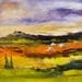 Painting Provence by Dalban Rose | Painting Figurative Landscapes Oil