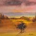 Painting Le sud by Dalban Rose | Painting Figurative Landscapes Oil