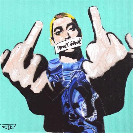 Painting Eminem by G. Carta | Painting Pop art Acrylic, Mixed Pop icons, Portrait