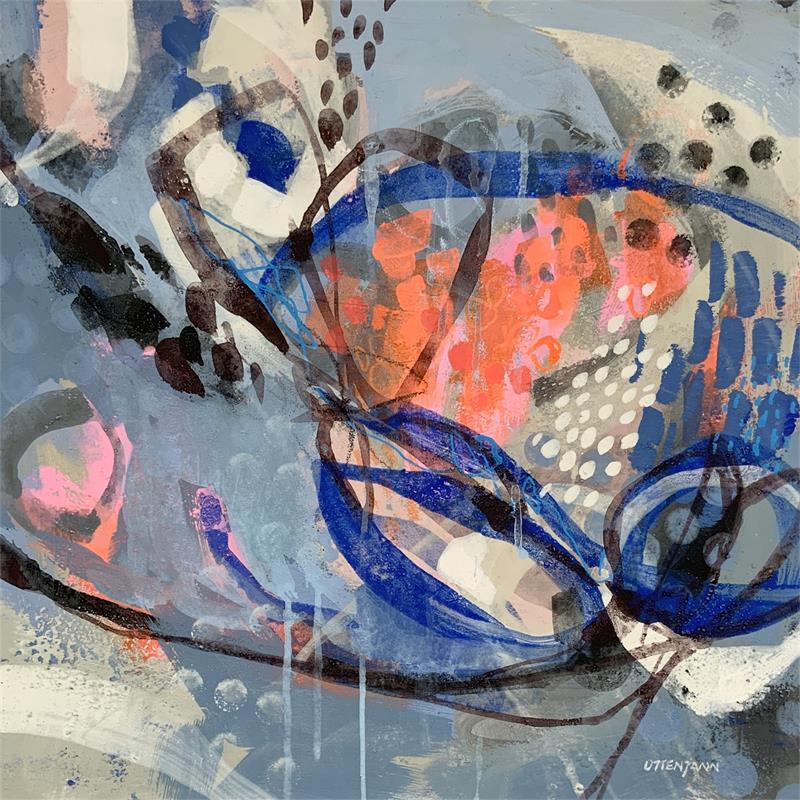 Peinture Ich träumte II par Ottenjann Andrea | Tableau Abstrait Scènes de vie Acrylique