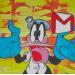 Gemälde Receive the message von Przemo | Gemälde Pop-Art Pop-Ikonen Tiere Acryl