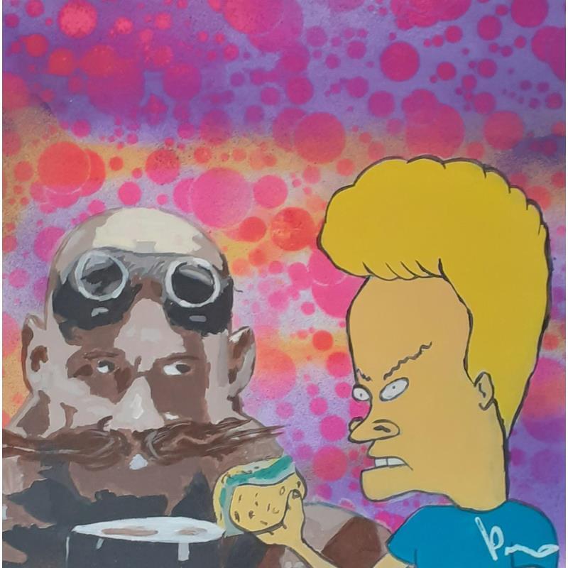 Gemälde Breakfast von Przemo | Gemälde Pop-Art Pop-Ikonen Acryl