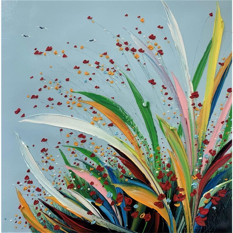 Peinture Je te veux dans les Herbes par Fonteyne David | Tableau Figuratif Huile Acrylique