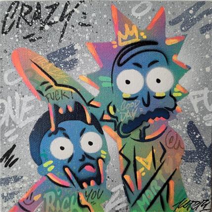 Painting rick et morty by Kedarone | Painting Street art Graffiti, Mixed Pop icons