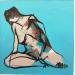 Painting CIEL 1 by Chaperon Martine | Painting Figurative Nude Acrylic