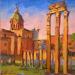 Gemälde ETERNAL ROME von Mekhova Evgeniia | Gemälde Öl