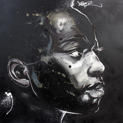 Gemälde Profil von Deuz | Gemälde Street-Art Graffiti Porträt