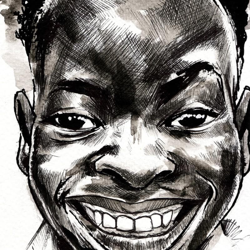 Painting Fun people by Deuz | Painting Street art Graffiti Portrait