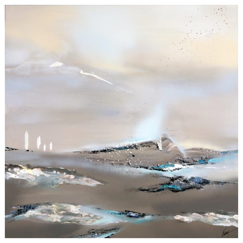 Painting 688 by Naen | Painting Abstract Landscapes Minimalist Acrylic