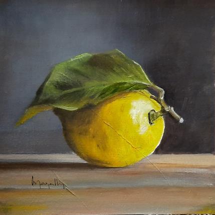 Painting D1-One more Lemon by Gouveia Magaly  | Painting Figurative Oil still-life
