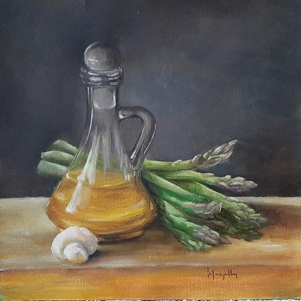 Painting D6-For the Salad by Gouveia Magaly  | Painting Figurative Oil still-life