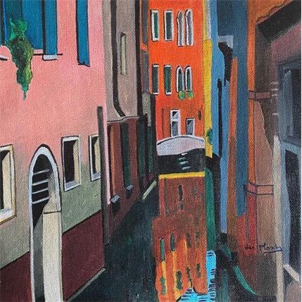 Painting Il ponte Andrio by Du Planty Anne | Painting