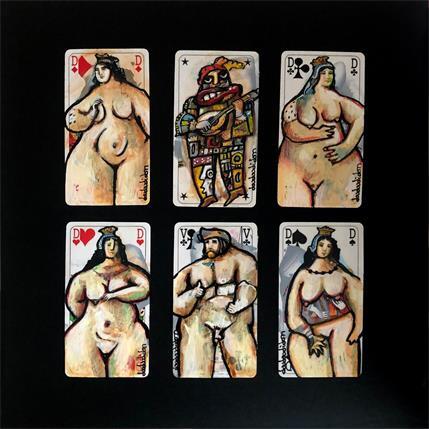 Painting 6 cartes : Botarot by Doudoudidon | Painting Raw art Acrylic, Mixed Life style