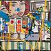 Painting Tribute to Roy Lichtenstein by Costa Sophie | Painting Pop art Mixed Pop icons