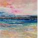 Painting Ciel rose by Levesque Emmanuelle | Painting Raw art Marine Oil