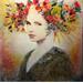 Painting La dama naturaleza by Bofill Laura | Painting Figurative Portrait Wood Acrylic