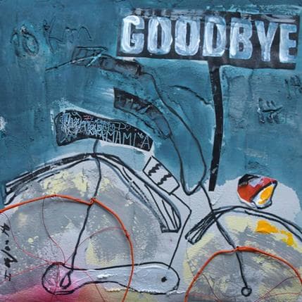 Painting Good bye by De Joantho Isabelle | Painting Raw art Mixed