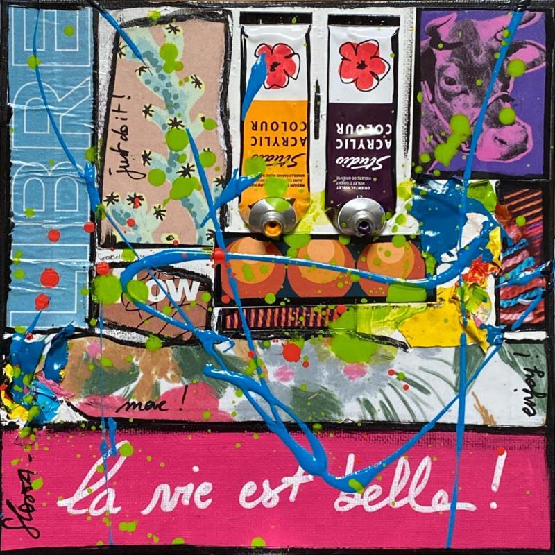 Painting La vie est belle ! by Costa Sophie | Painting Pop art Mixed