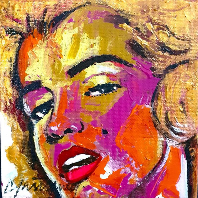 Painting Marilyn by Clavijo Velez Rodovaldo | Painting Figurative Portrait Pop icons Acrylic