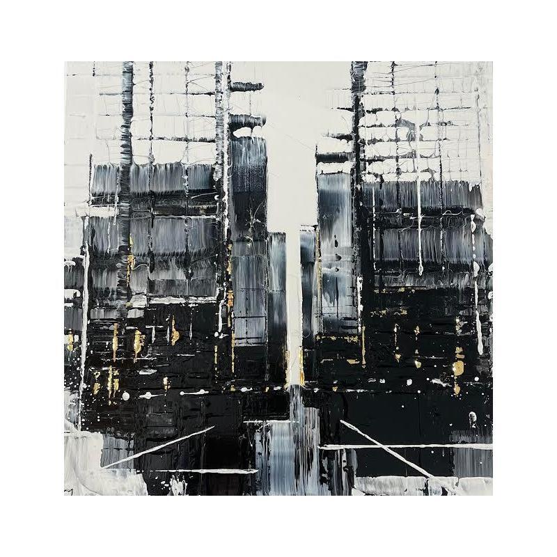 Painting Astoria by Rey Julien | Painting Figurative Urban Mixed