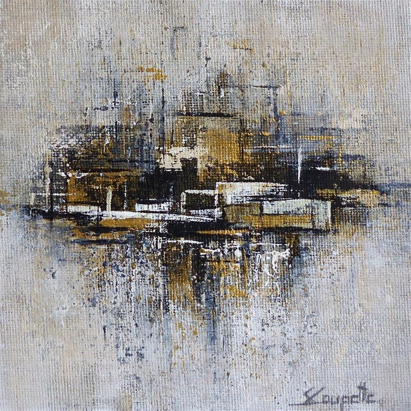 Painting October by Coupette Steffi | Painting Abstract Acrylic, Cardboard Urban