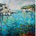Painting Calanques de Marseille by Vaudron | Painting Figurative Landscapes Marine Gouache