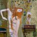 Gemälde Emotion von Romanelli Karine | Gemälde Figurativ Porträt Alltagsszenen Collage