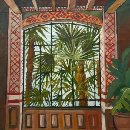 Peinture Intérieur Marocain par Lorene Perez | Tableau Figuratif Huile