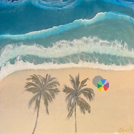 Painting Lanikai Beach by Oreli | Painting Abstract Landscapes, Life style, Marine