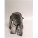 Sculpture Eléphanteau Raku  by Roche Clarisse | Sculpture Classic Raku Animals