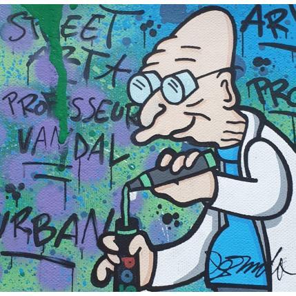 Painting THE PROFESSOR by Fermla | Painting Street art Graffiti Pop icons